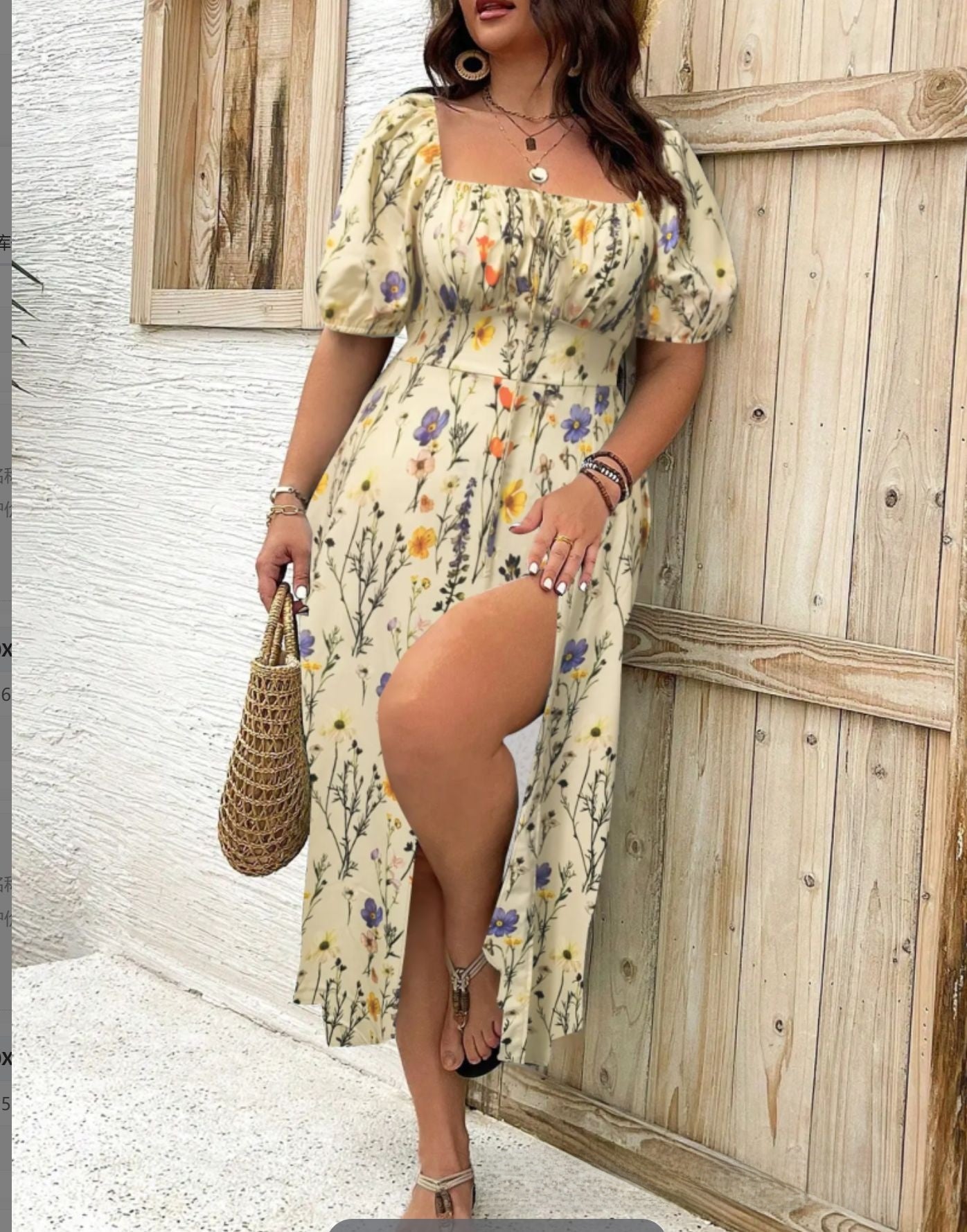Floral Print A-Line Dress
