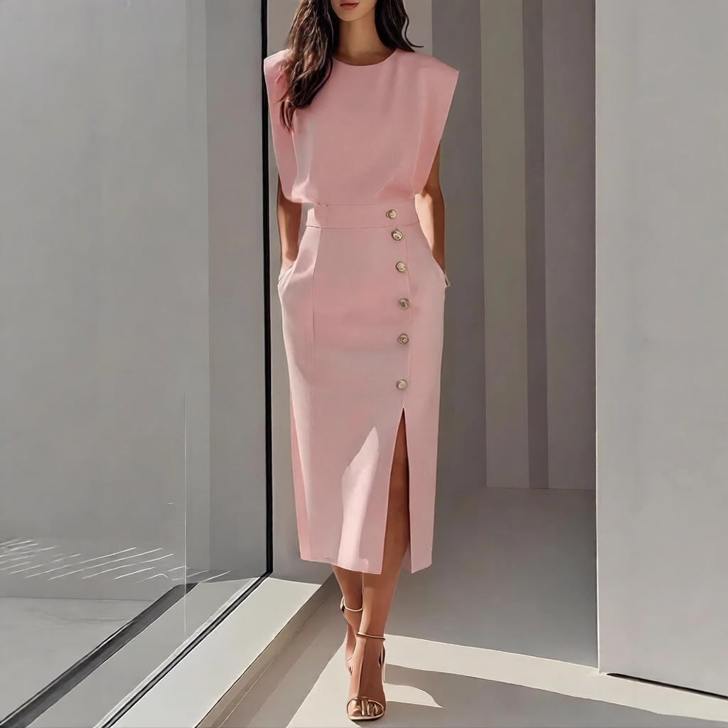 Solid Color Summer Dress