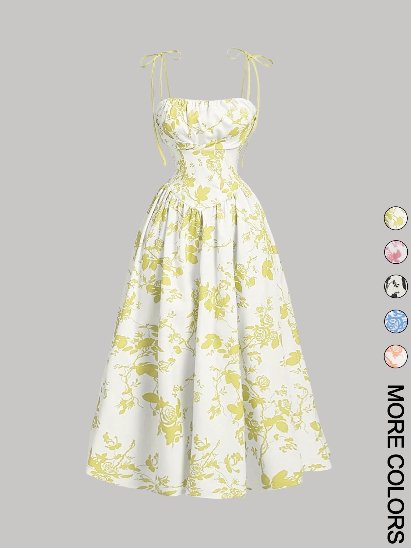 Floral Summer Sun Dress