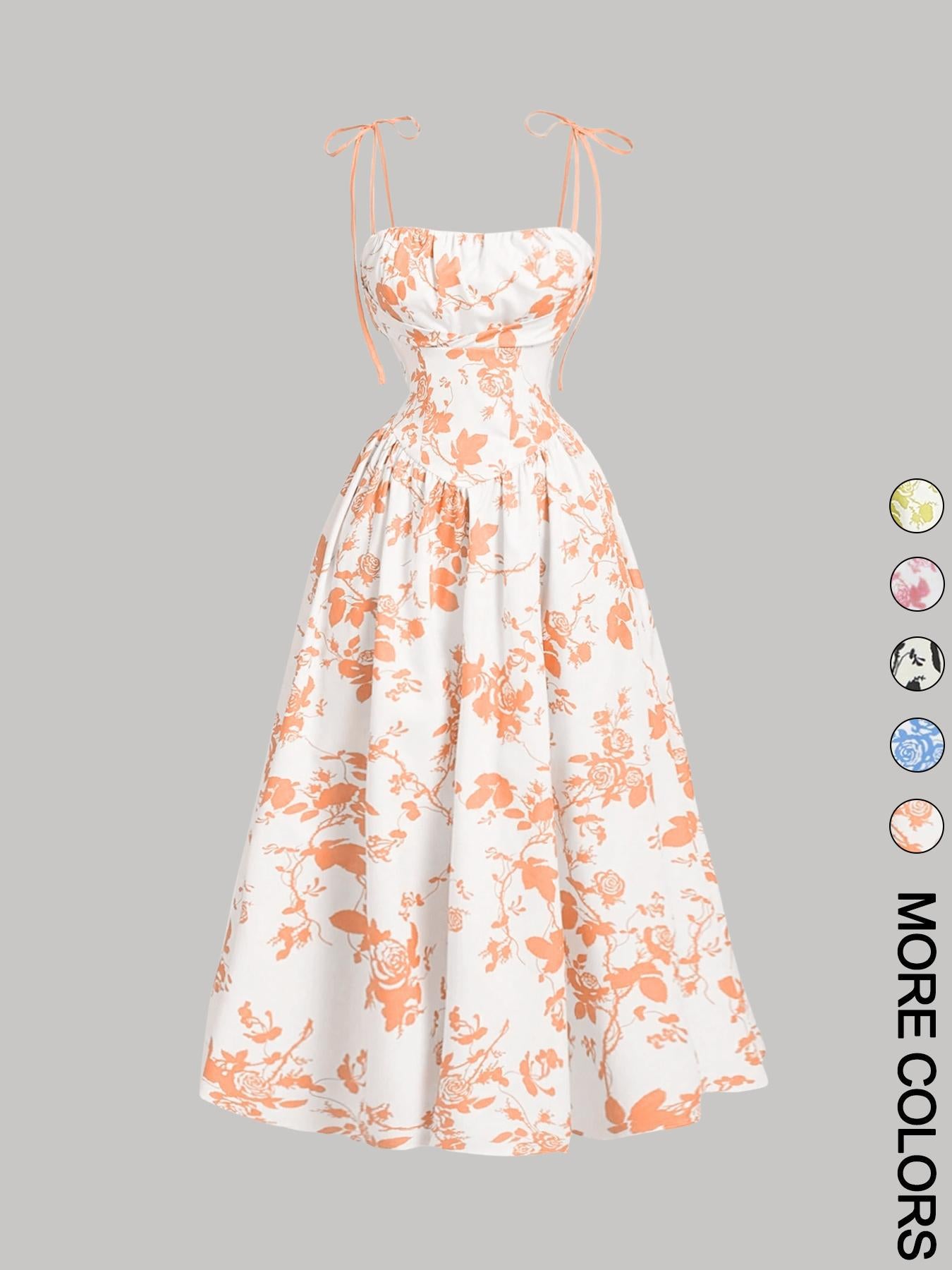 Floral Summer Sun Dress
