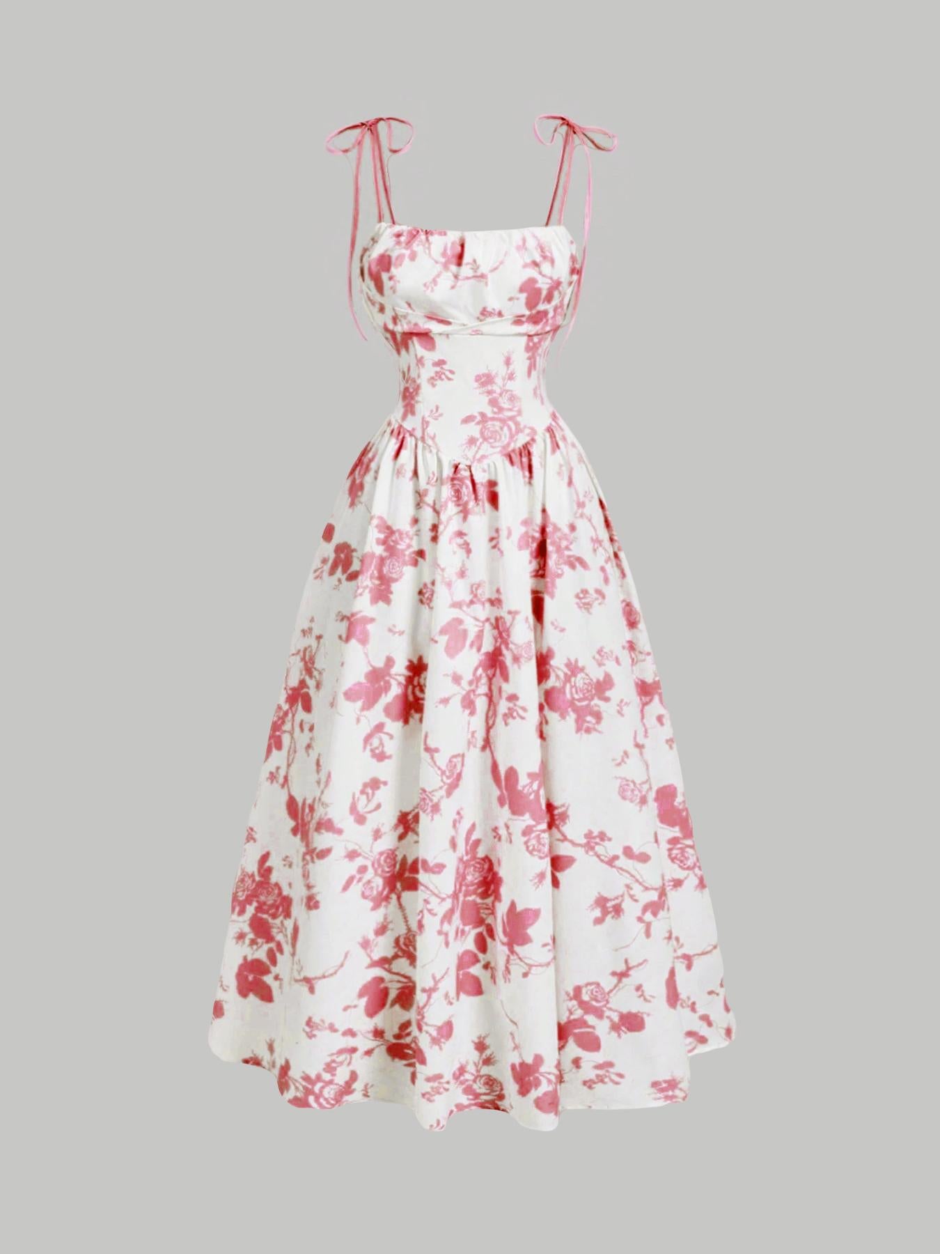 Floral Summer Sun Dress