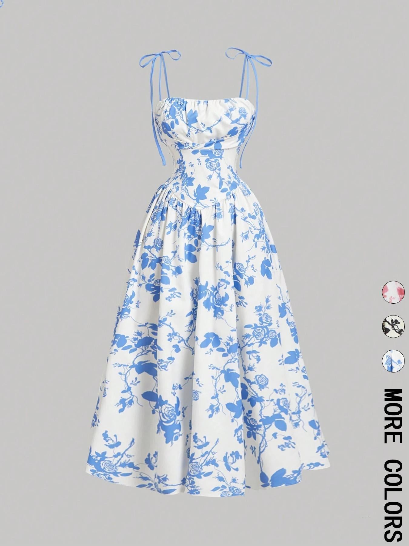 Floral Summer Sun Dress